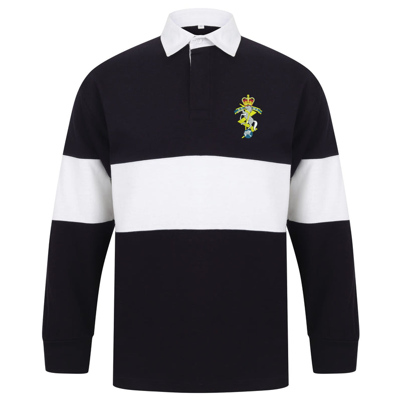 Royal Electrical and Mechanical Engineers (REME) Long Sleeve Panelled Rugby Shirt
