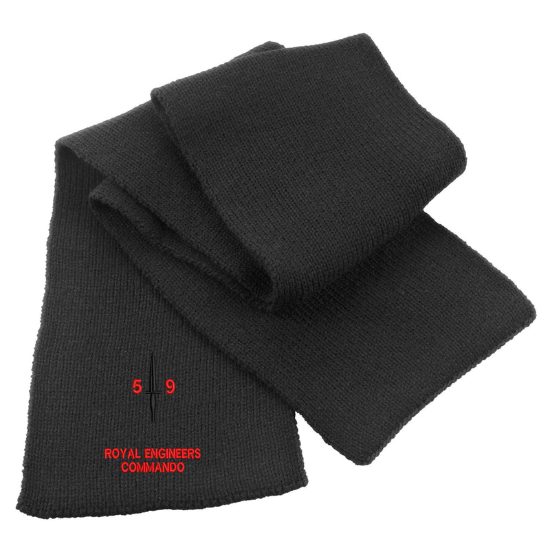 Royal Engineers 59 Commando Heavy Knit Scarf