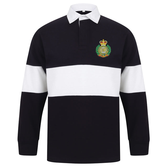 Royal Engineers Long Sleeve Panelled Rugby Shirt