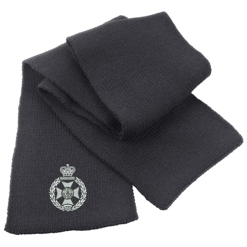 Royal Green Jackets Heavy Knit Scarf