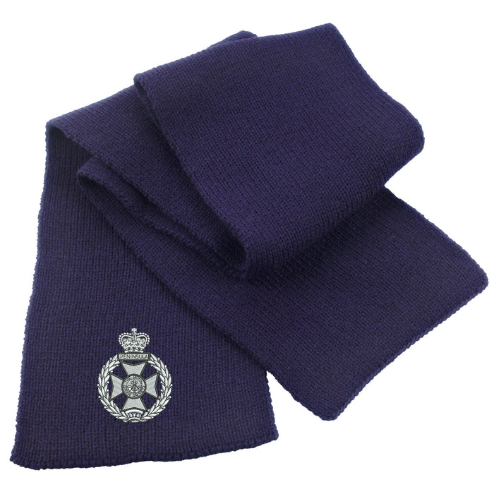 Royal Green Jackets Heavy Knit Scarf