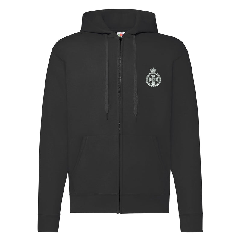 Royal Green Jackets Zipped Hoodie