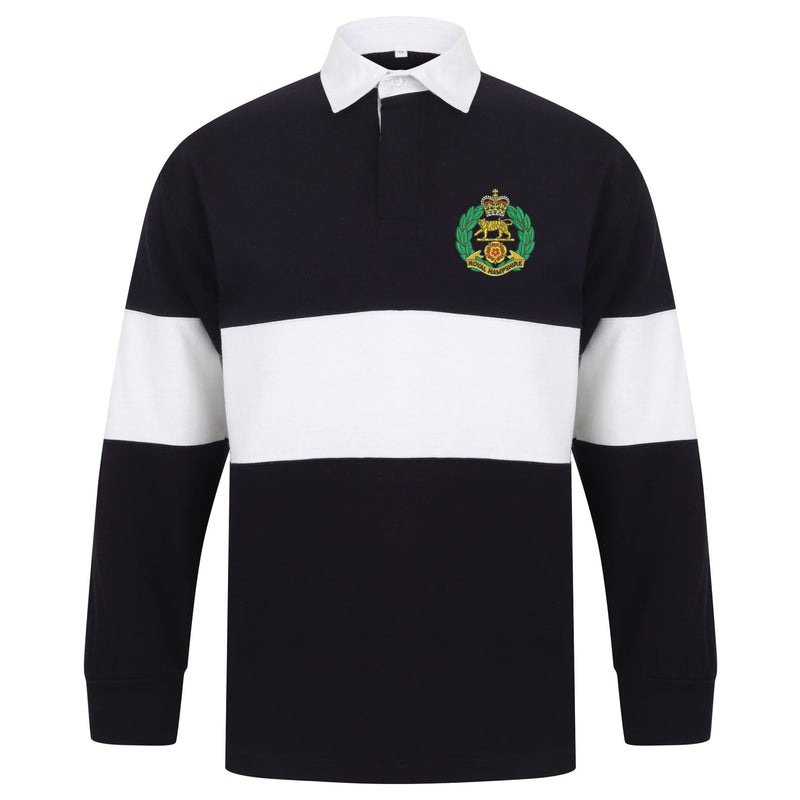 Royal Hampshire Regiment Long Sleeve Panelled Rugby Shirt