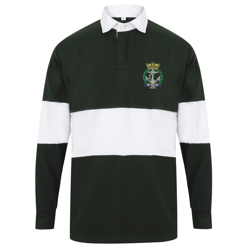 Royal Naval Association Long Sleeve Panelled Rugby Shirt
