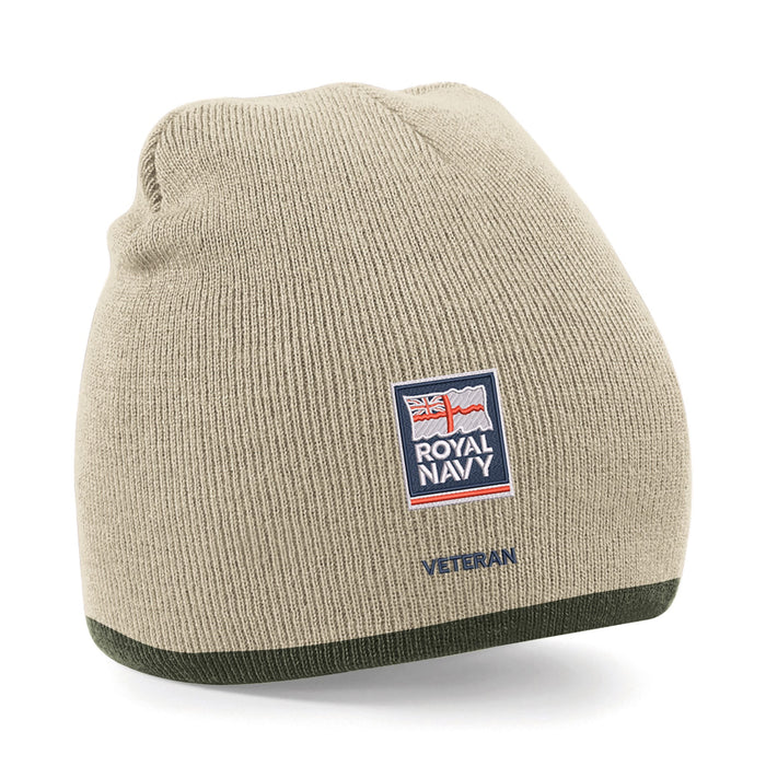 Royal Navy - Flag - Armed Forces Veteran Beanie Hat