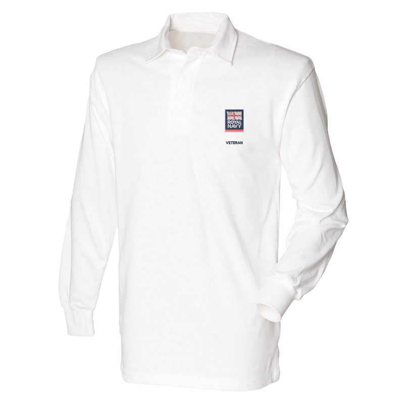 Royal Navy - Armed Forces Veteran Long Sleeve Rugby Shirt