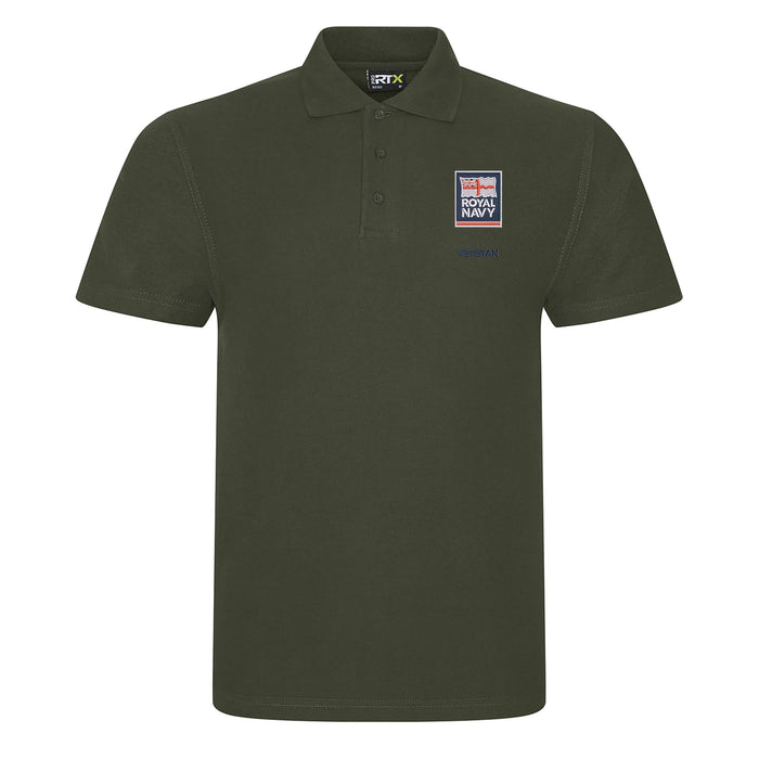 Royal Navy - Flag - Armed Forces Veteran Polo Shirt