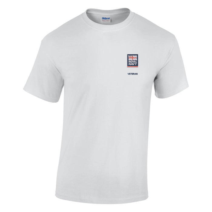 Royal Navy - Flag - Armed Forces Veteran Cotton T-Shirt