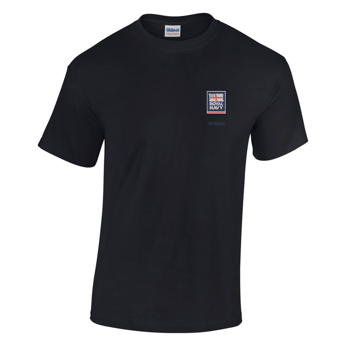 Royal Navy - Flag - Armed Forces Veteran Cotton T-Shirt