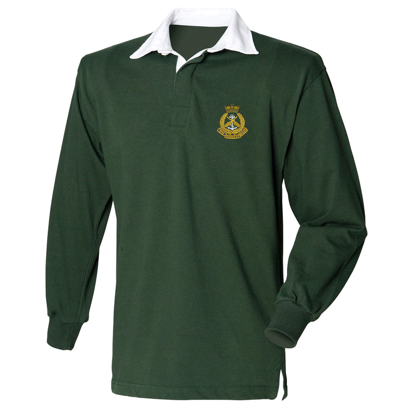 Royal Navy Gunnery Branch Long Sleeve Rugby Shirt
