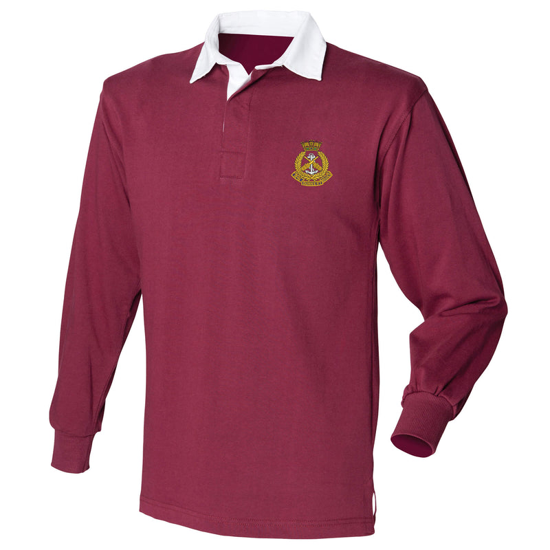 Royal Navy Gunnery Branch Long Sleeve Rugby Shirt