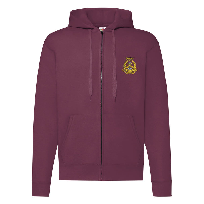 Royal Navy Gunnery Branch Zipped Hoodie