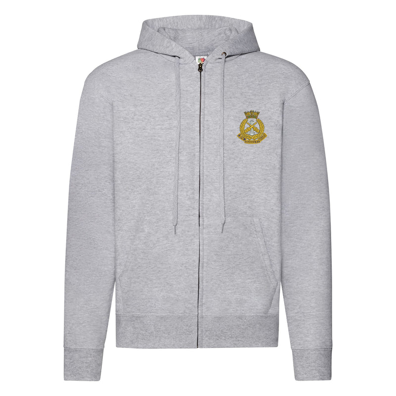 Royal Navy Gunnery Branch Zipped Hoodie