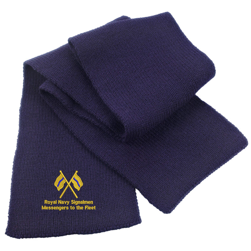 Royal Navy Signalmen Heavy Knit Scarf