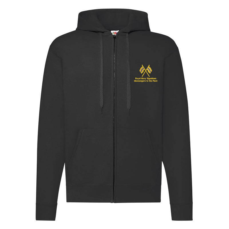 Royal Navy Signalmen Zipped Hoodie