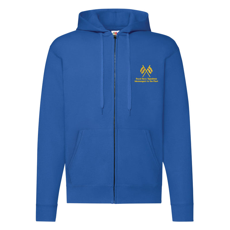 Royal Navy Signalmen Zipped Hoodie