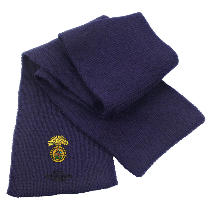Royal Northumberland Fusiliers Heavy Knit Scarf