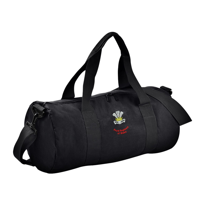 Royal Regiment of Wales Barrel Bag