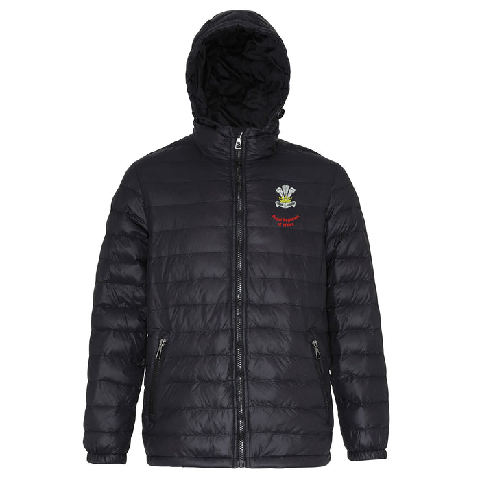 Royal Regiment of Wales Hooded Contrast Padded Jacket