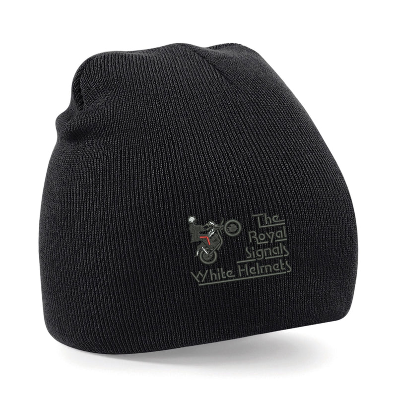 White Helmets Display Team - Royal Signals Beanie Hat