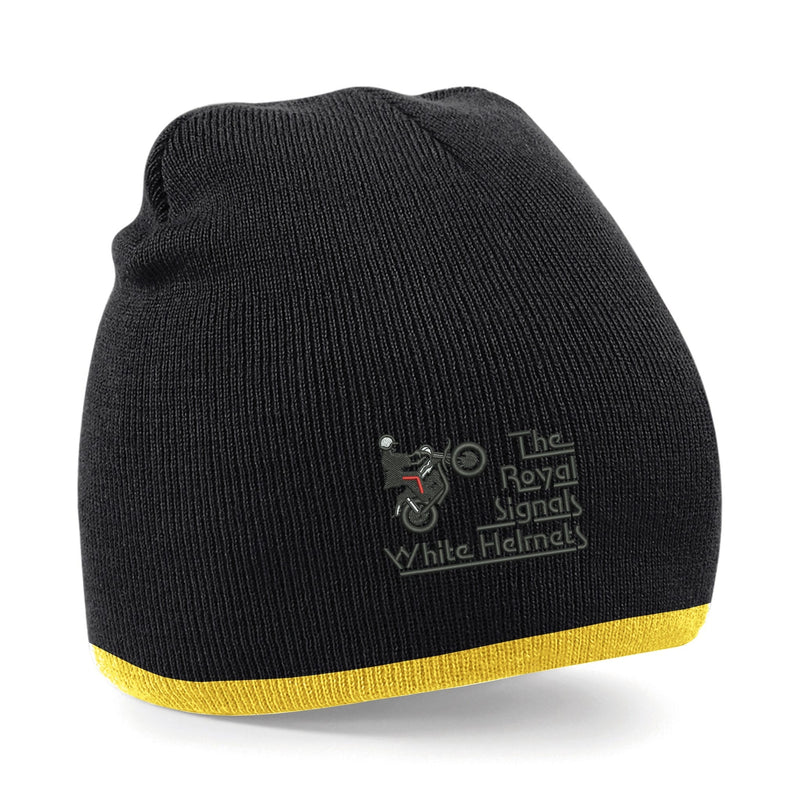 White Helmets Display Team - Royal Signals Beanie Hat