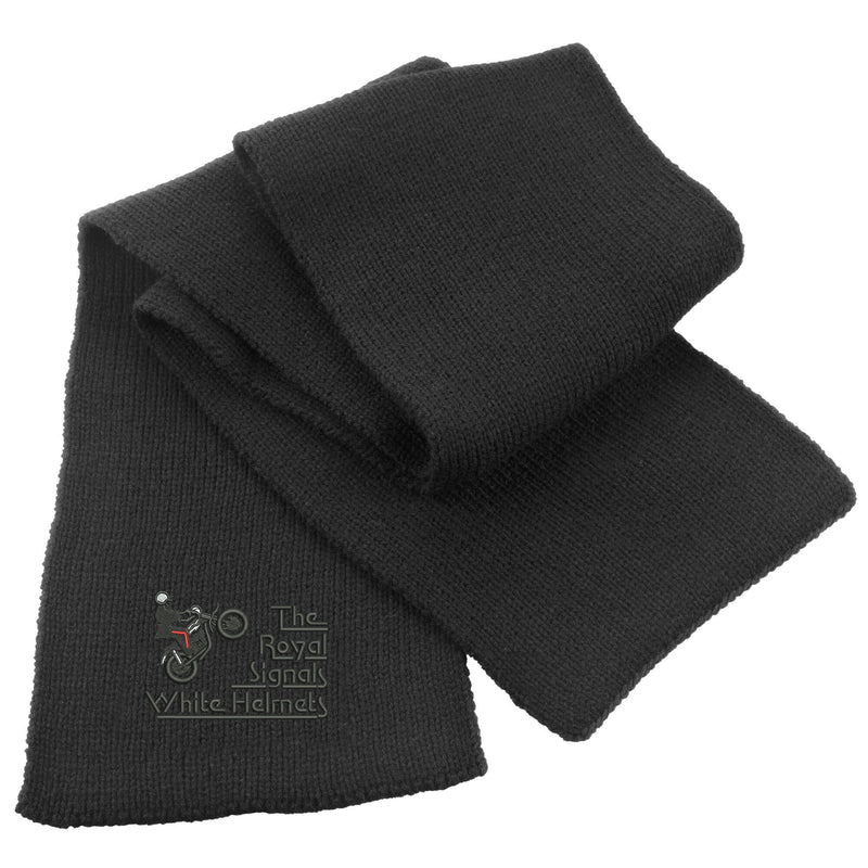 White Helmets Display Team - Royal Signals Heavy Knit Scarf