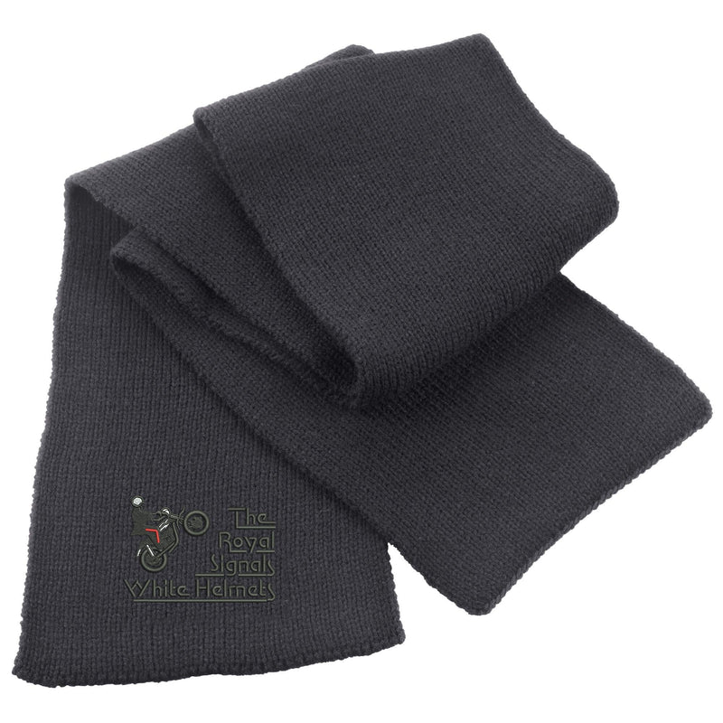 White Helmets Display Team - Royal Signals Heavy Knit Scarf