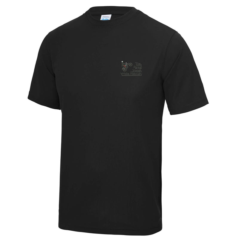 White Helmets Display Team - Royal Signals Polyester T-Shirt