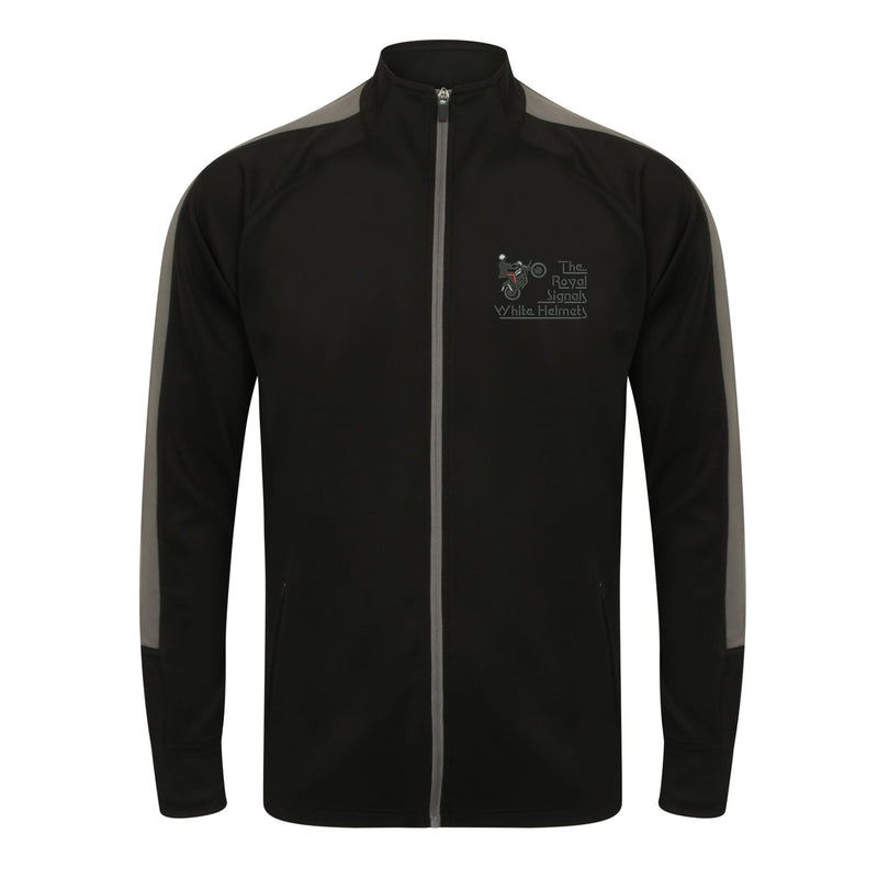 White Helmets Display Team - Royal Signals Knitted Tracksuit Top