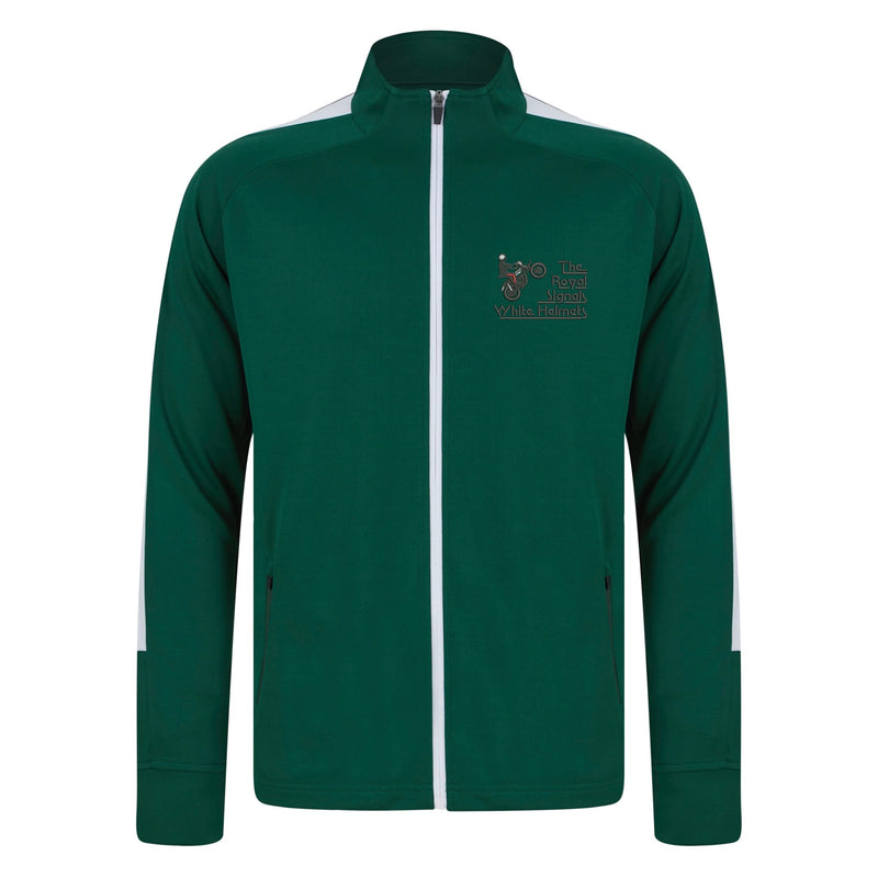 White Helmets Display Team - Royal Signals Knitted Tracksuit Top