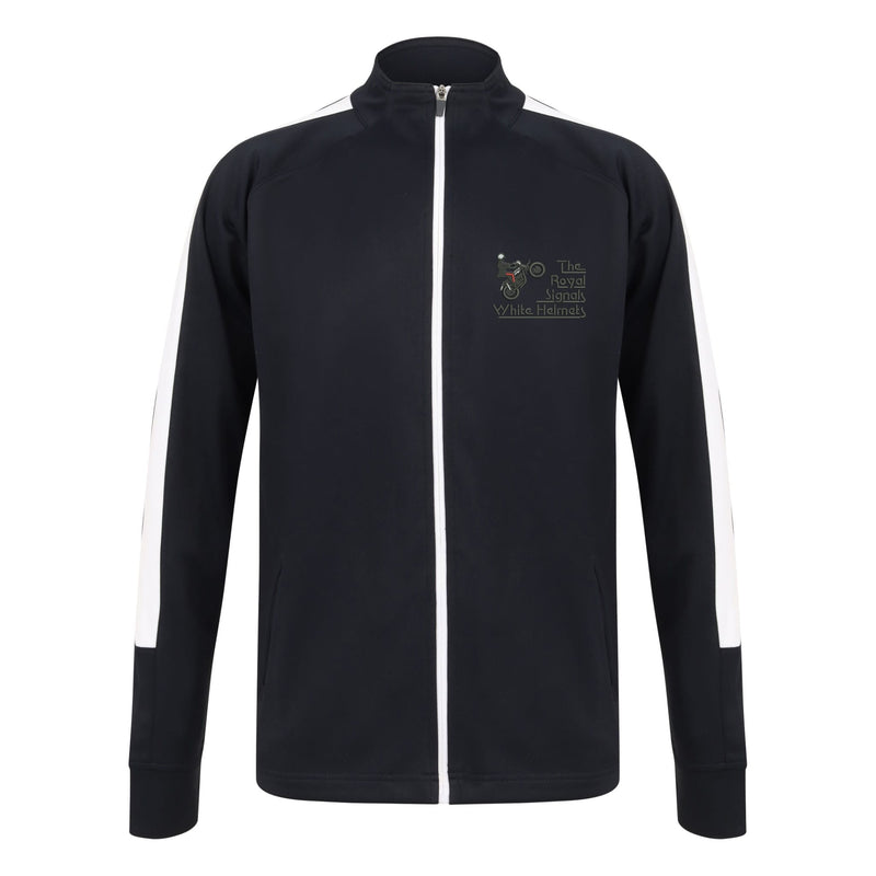 White Helmets Display Team - Royal Signals Knitted Tracksuit Top