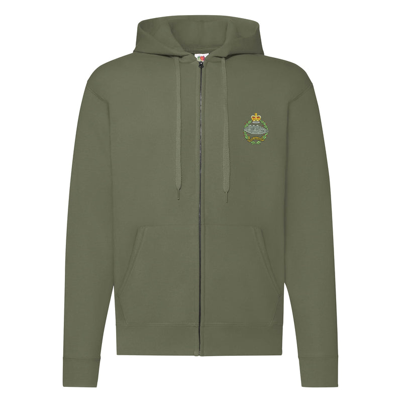 Royal Tank Regiment Zipped Hoodie