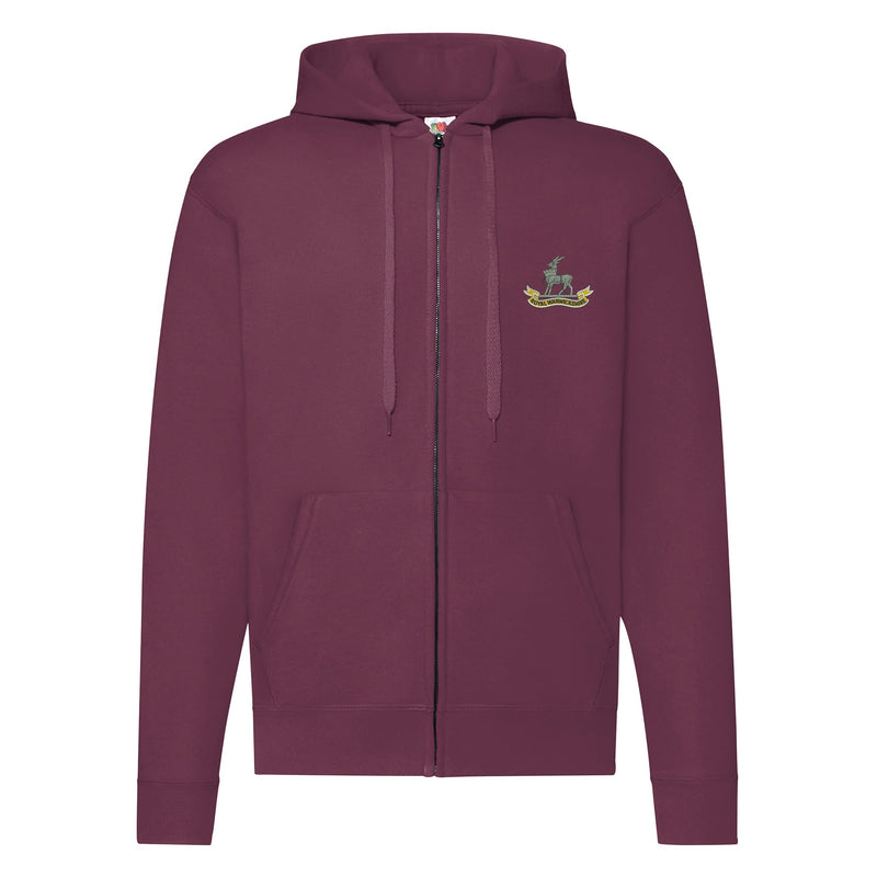 Royal Warwickshire Regiment Zipped Hoodie