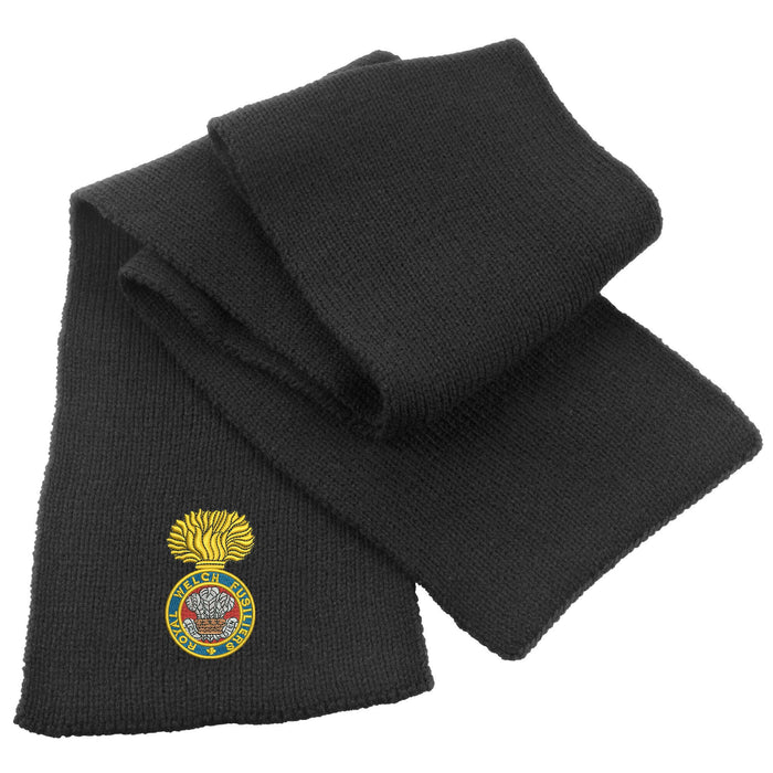 Royal Welch Fusiliers Heavy Knit Scarf