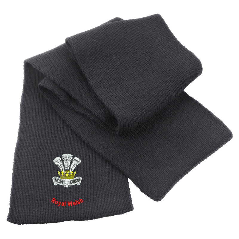 Royal Welsh Heavy Knit Scarf