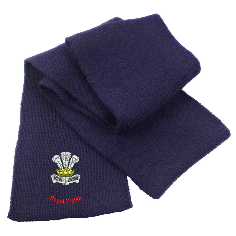 Royal Welsh Heavy Knit Scarf