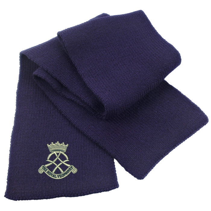 Royal Yeomanry Heavy Knit Scarf