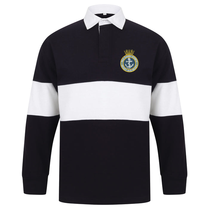 Sea Cadets Long Sleeve Panelled Rugby Shirt