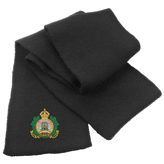 Suffolk Regiment Heavy Knit Scarf