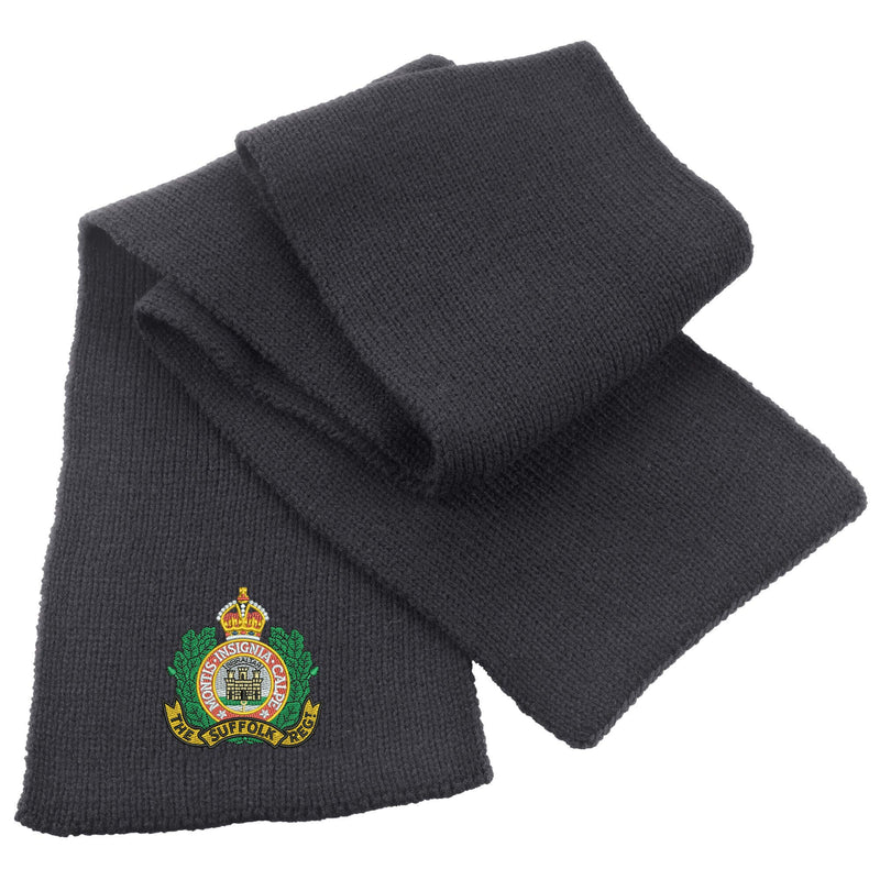 Suffolk Regiment Heavy Knit Scarf