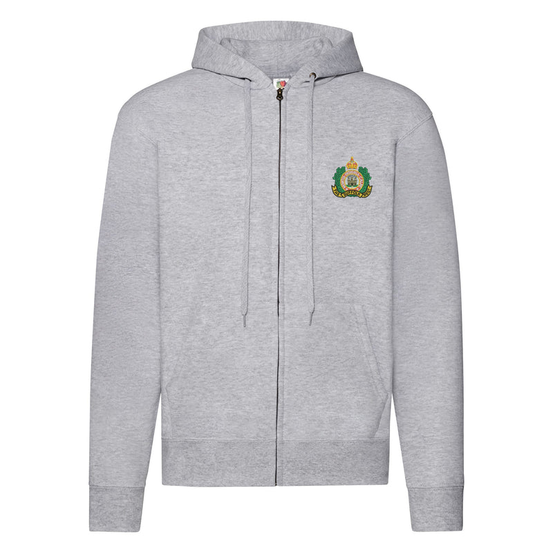 Suffolk Regiment Zipped Hoodie