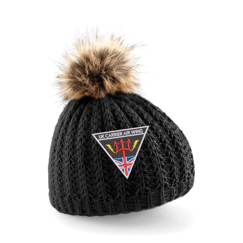 UK Carrier Air Wing Pom Pom Beanie Hat
