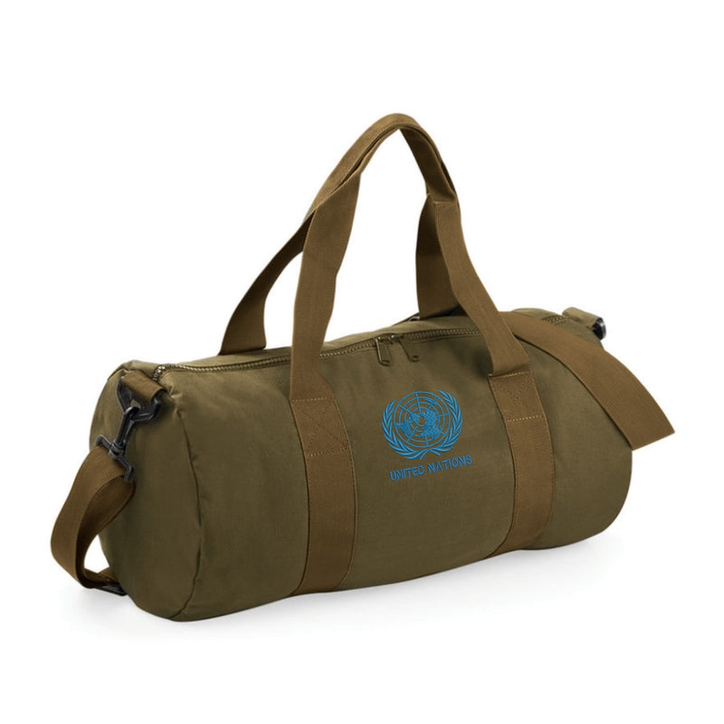 United Nations Barrel Bag