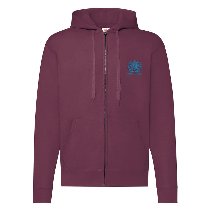 United Nations Zipped Hoodie