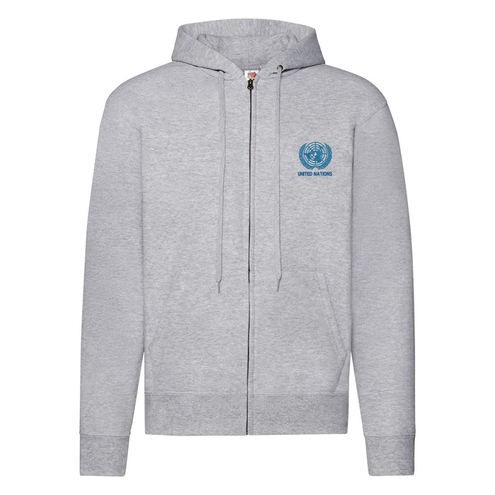 United Nations Zipped Hoodie
