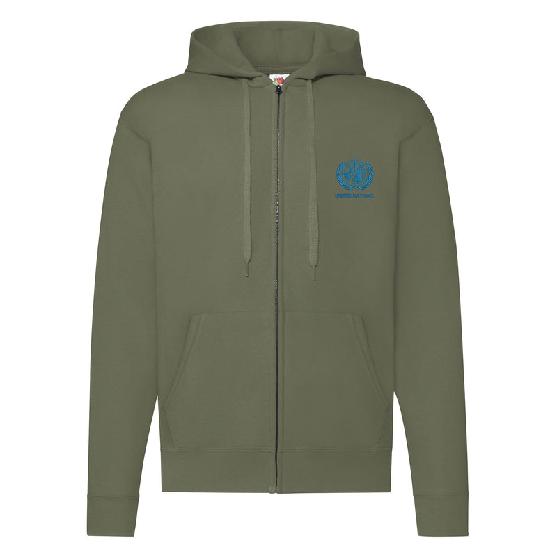 United Nations Zipped Hoodie