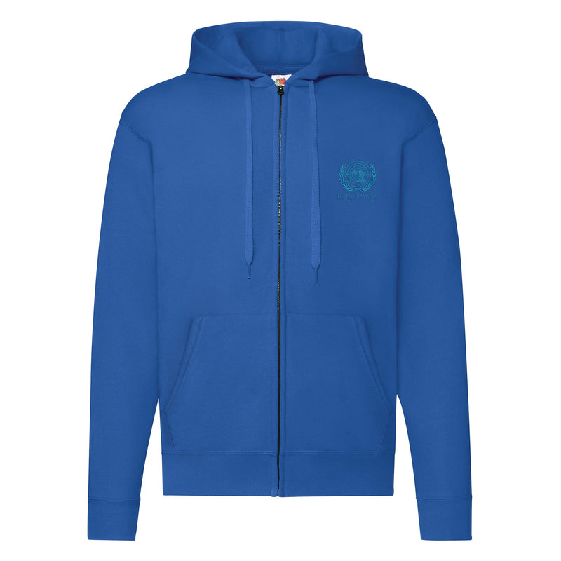 United Nations Zipped Hoodie