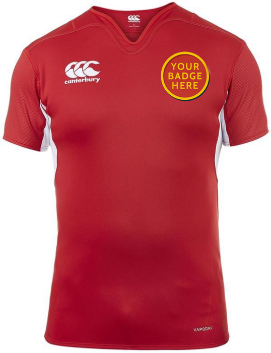 Armed Forces Embroidered Canterbury VapoDri Rugby Shirt: Choose Your Badge