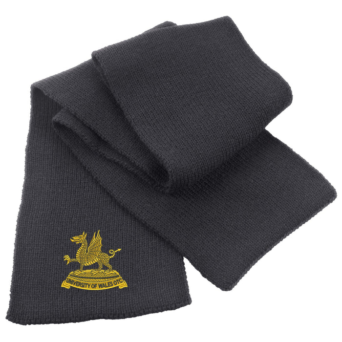 Wales Universities Officers Training Corps Heavy Knit Scarf