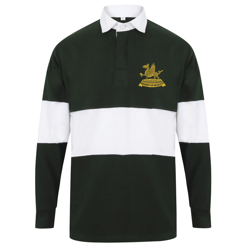 Wales Universities Officers Training Corps Long Sleeve Panelled Rugby Shirt